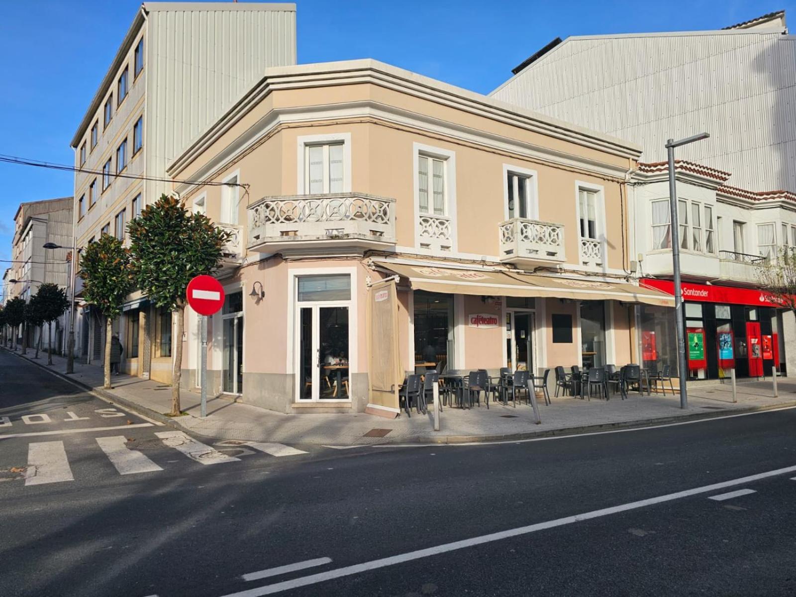 Apartamento Cafe Teatro Arzua Ngoại thất bức ảnh