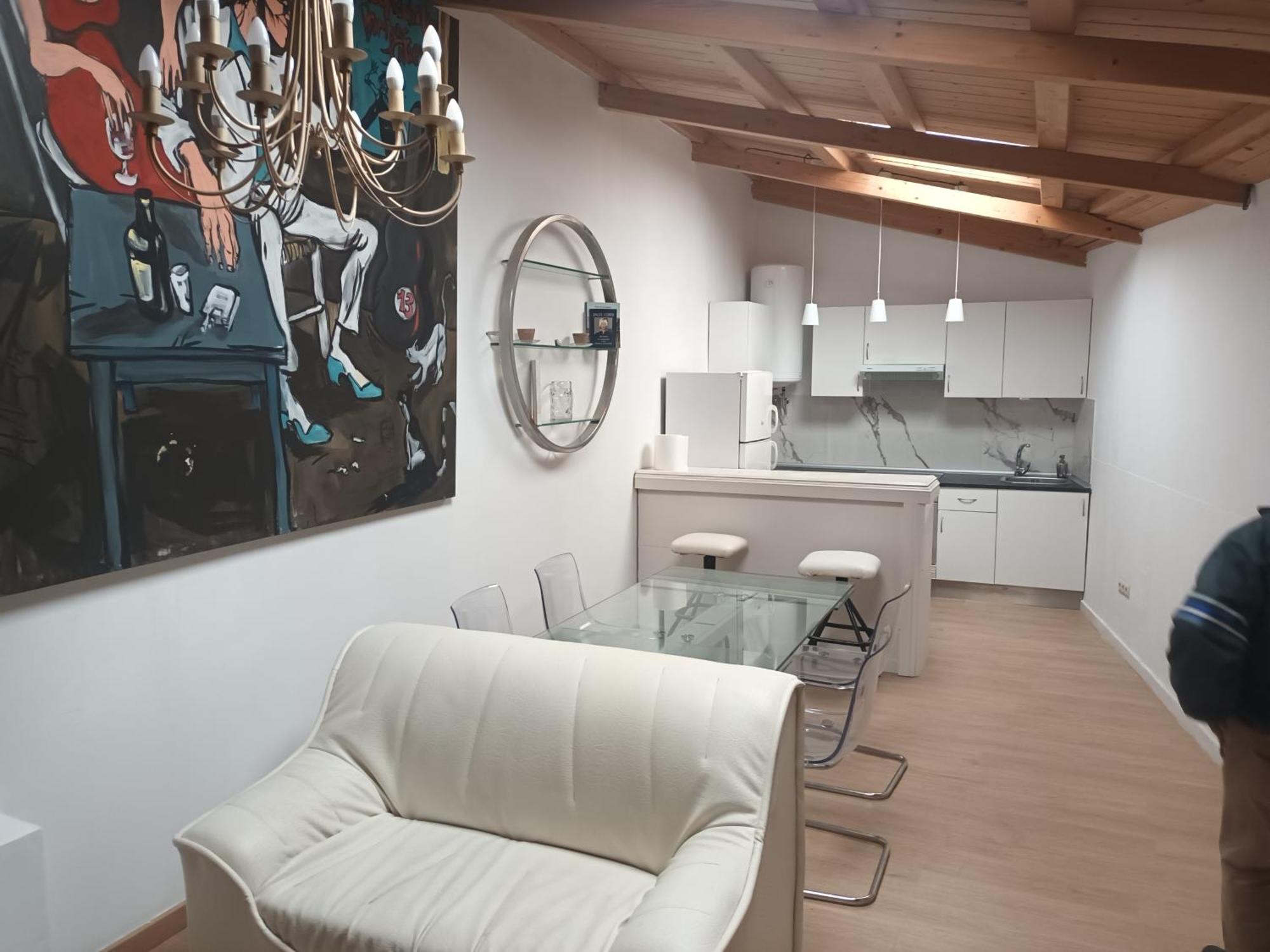 Apartamento Cafe Teatro Arzua Ngoại thất bức ảnh